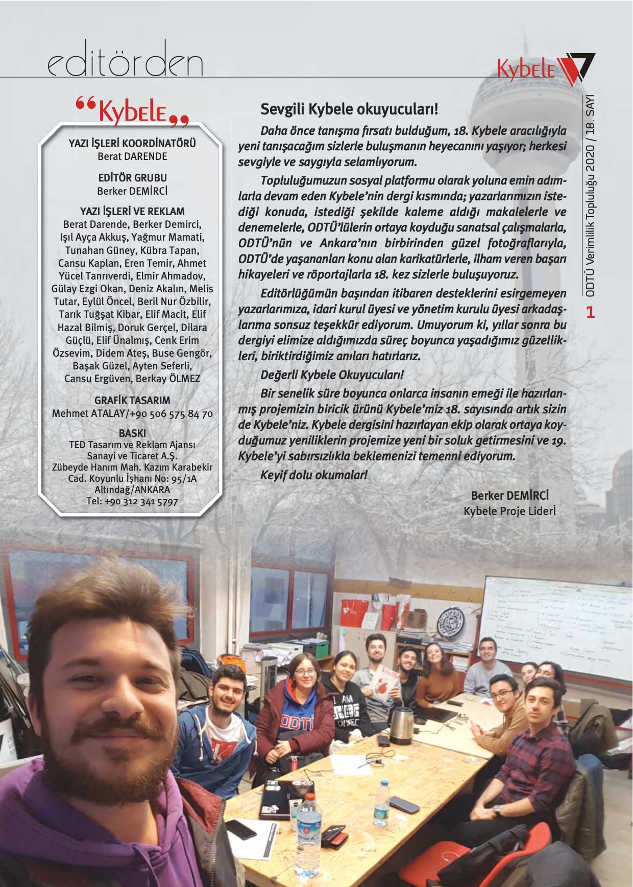 Kybele '20 kapağı